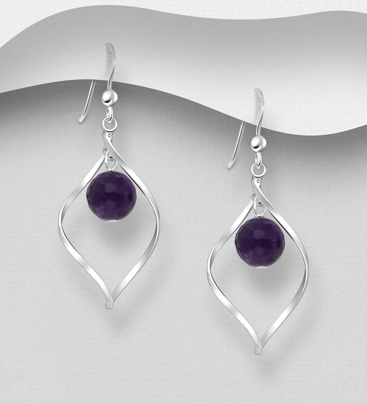 925 Sterling Silver Hook Earrings