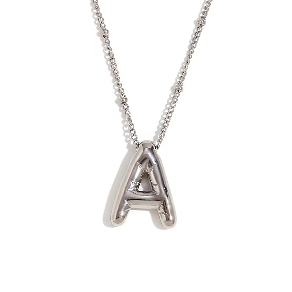 Silver Chunky Letters