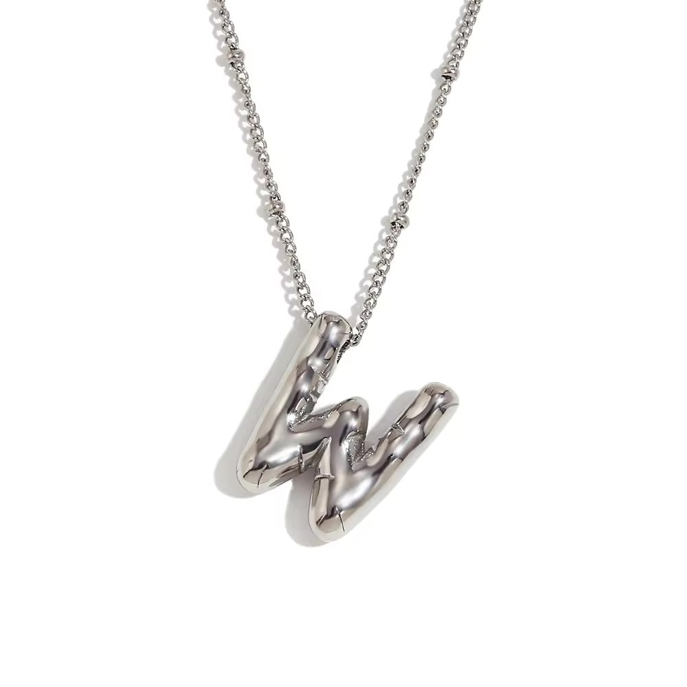 Silver Chunky Letters