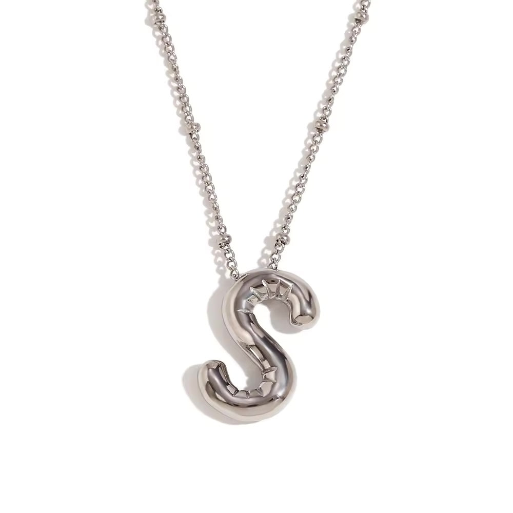 Silver Chunky Letters