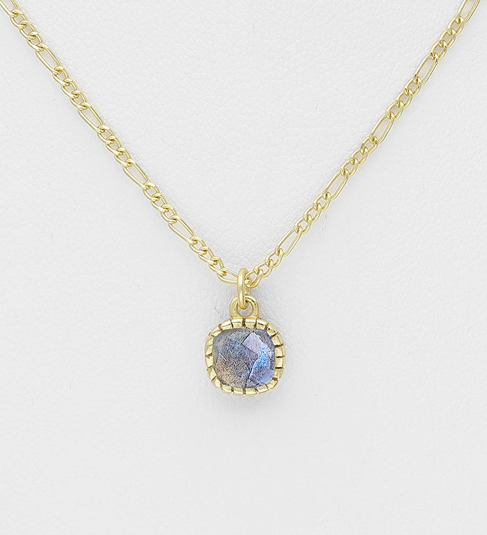 25 Sterling Silver Necklace with Labradorite
