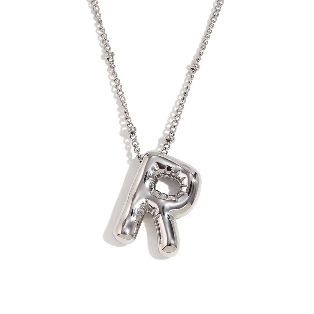 Silver Chunky Letters