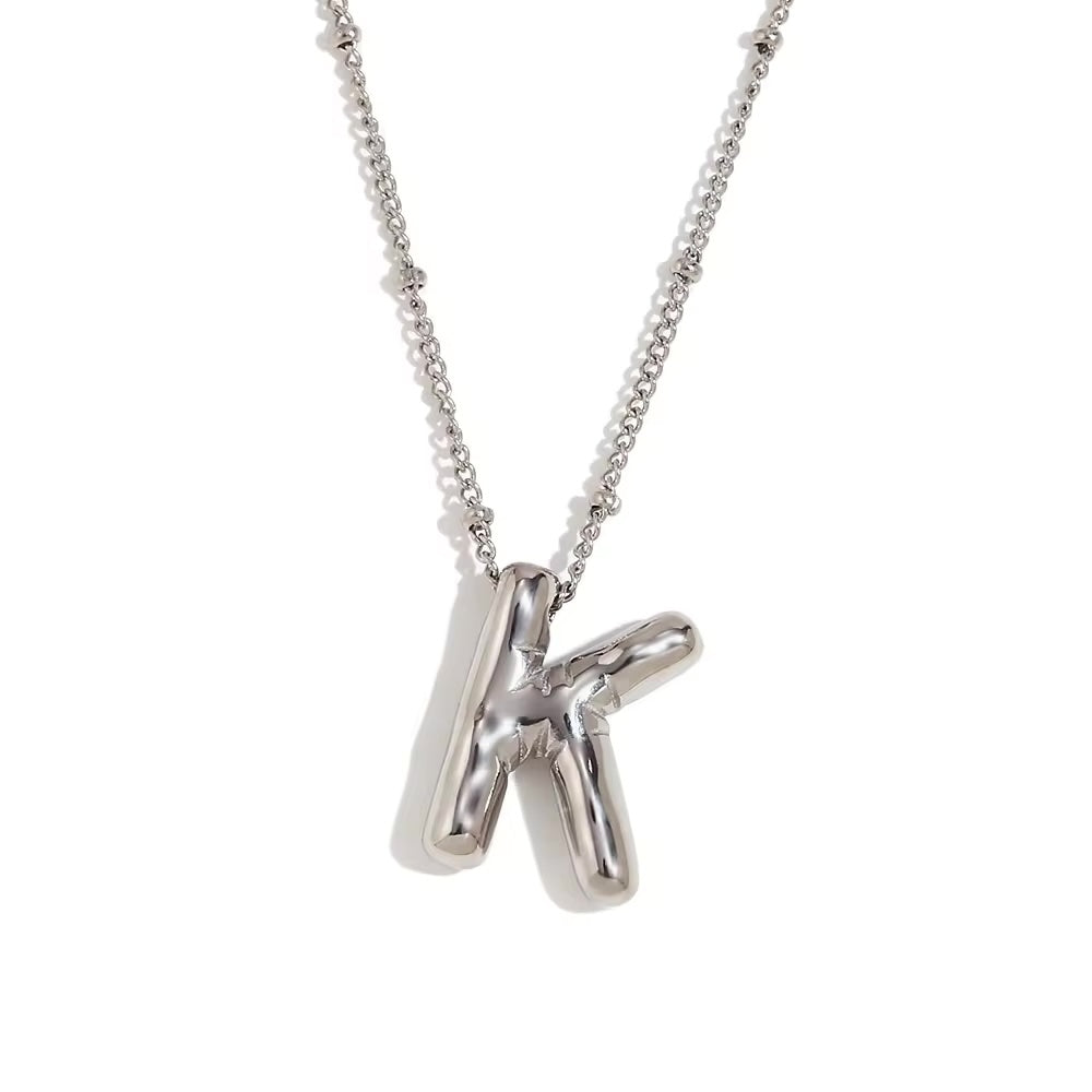 Silver Chunky Letters