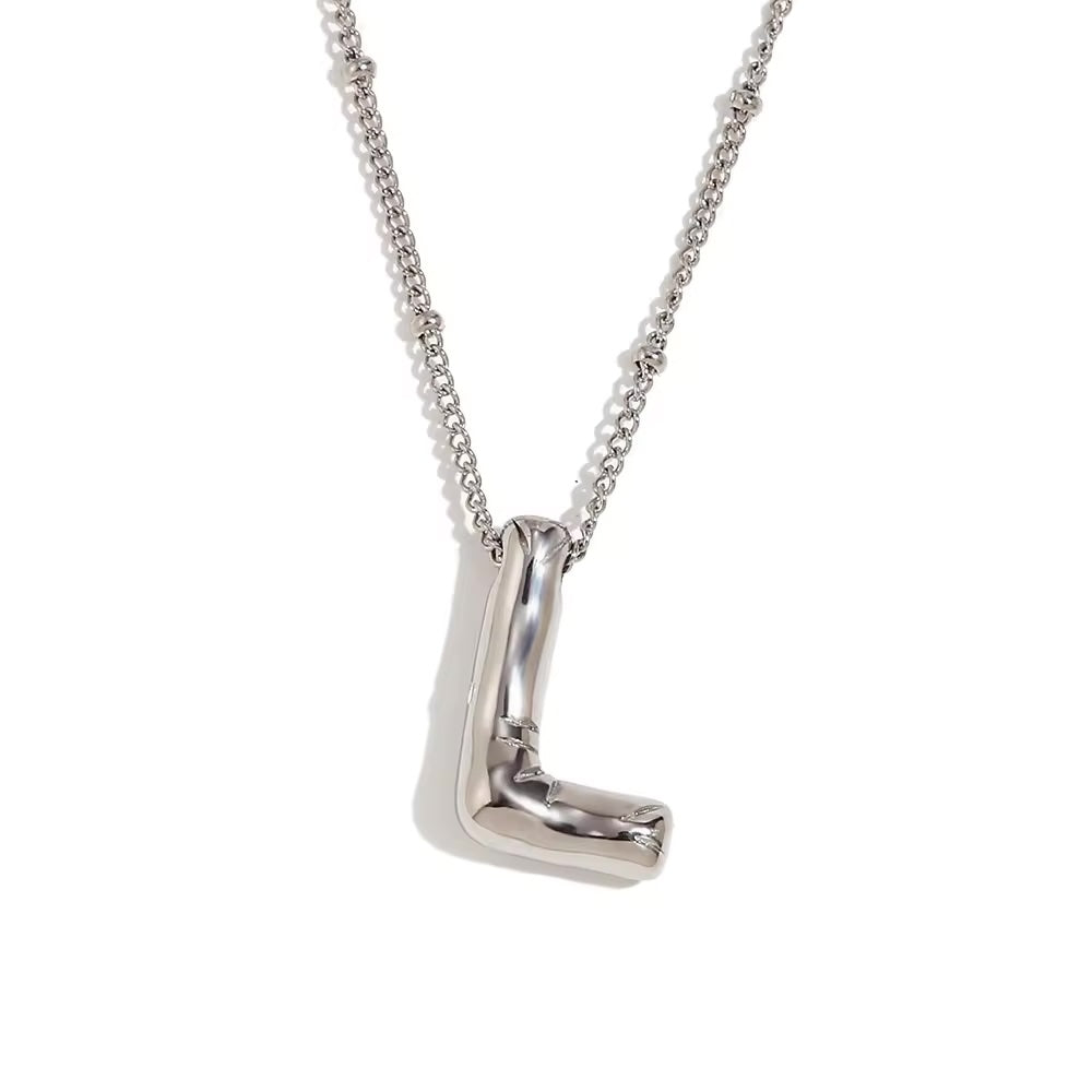 Silver Chunky Letters