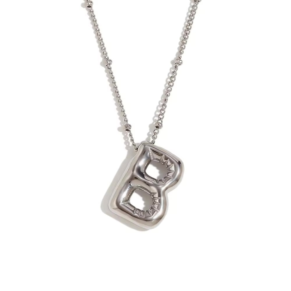 Silver Chunky Letters
