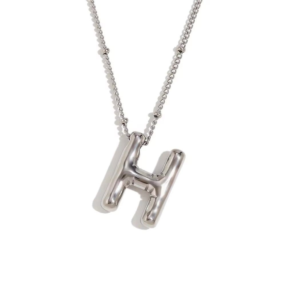 Silver Chunky Letters