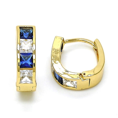 Zirconia Hoops Earrings