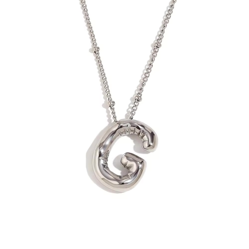 Silver Chunky Letters