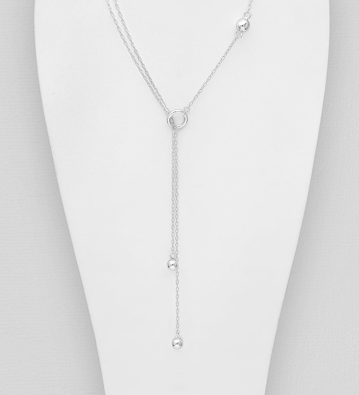 925 Sterling Silver Ball Necklace
