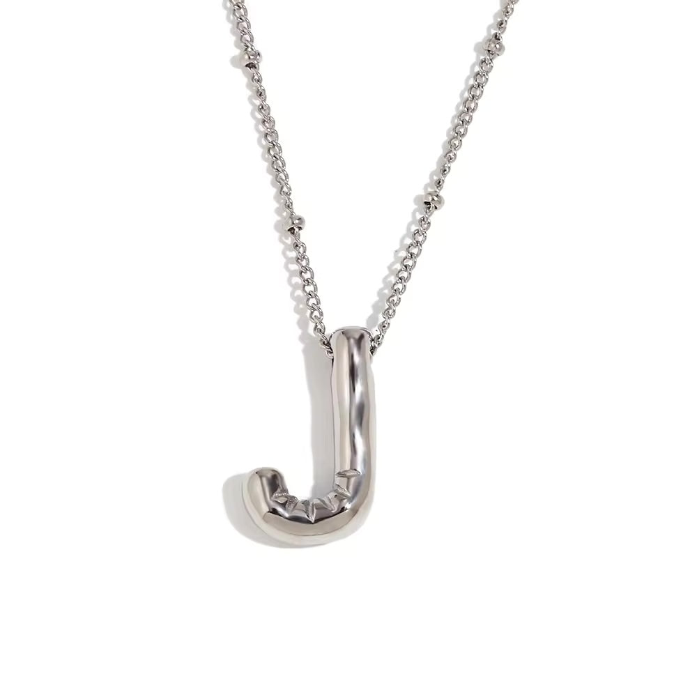 Silver Chunky Letters