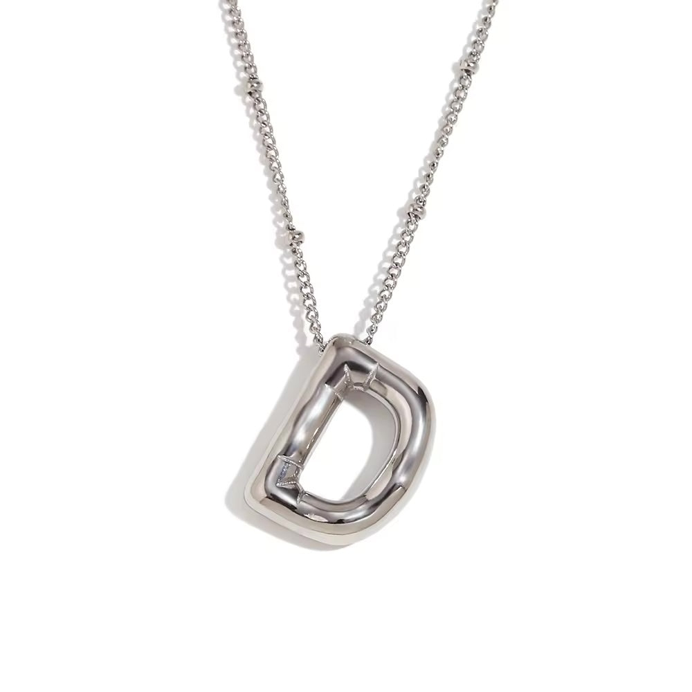 Silver Chunky Letters