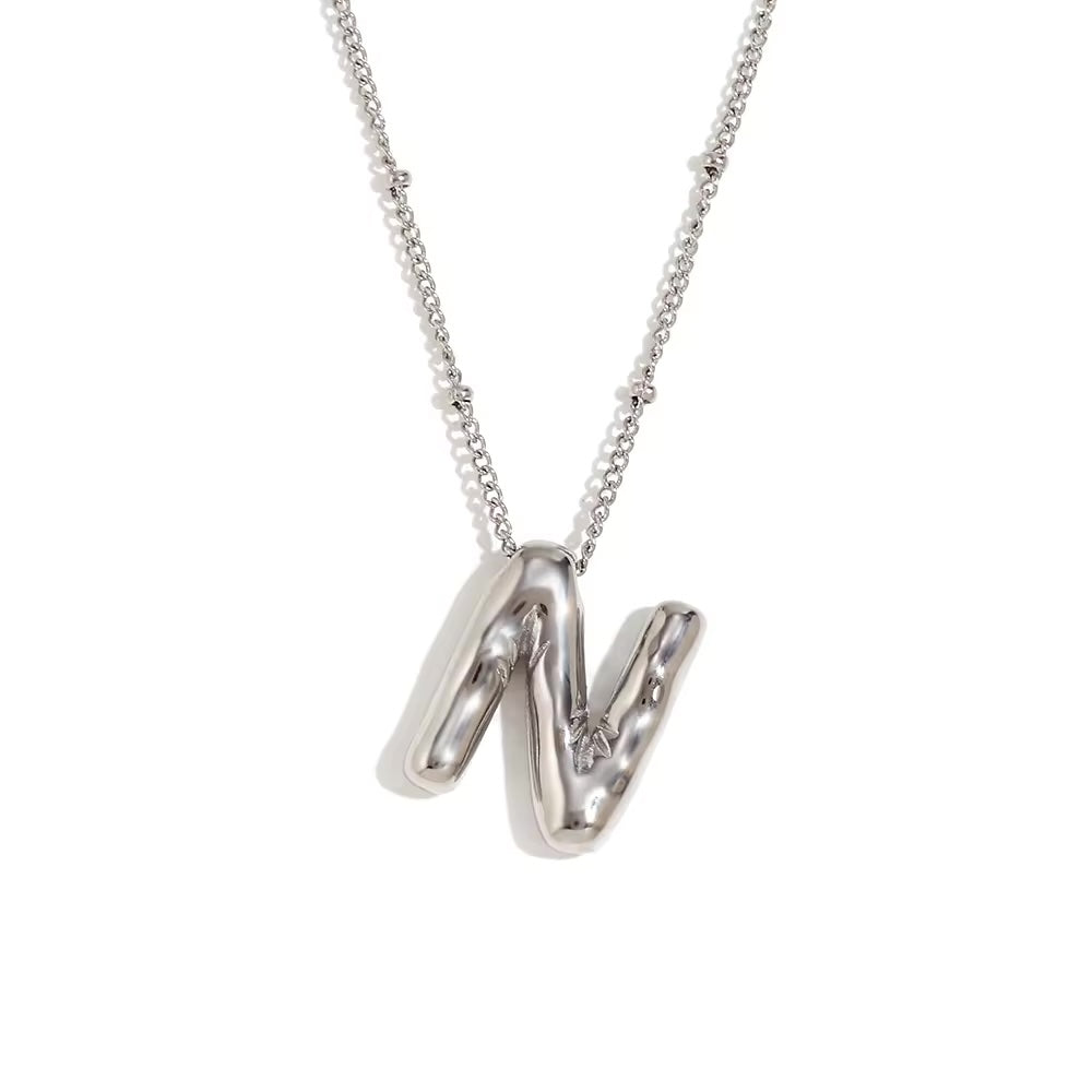 Silver Chunky Letters