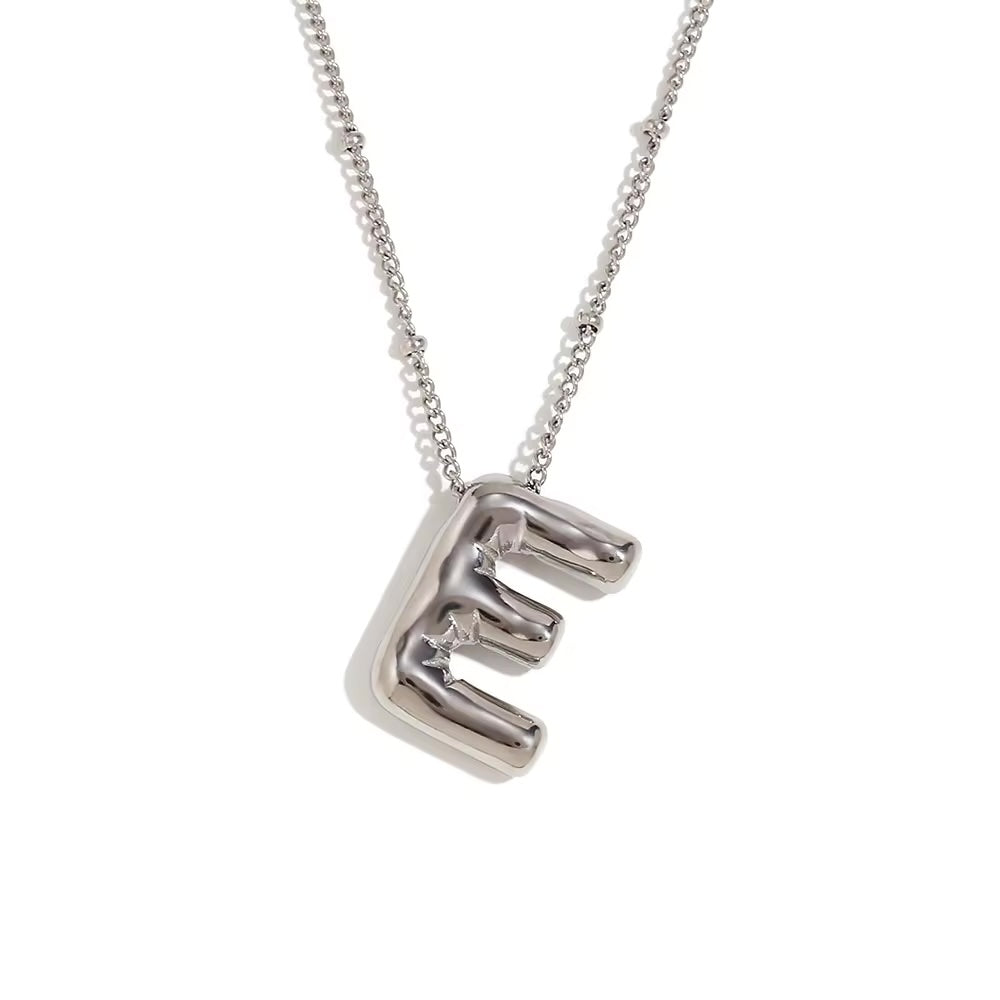 Silver Chunky Letters