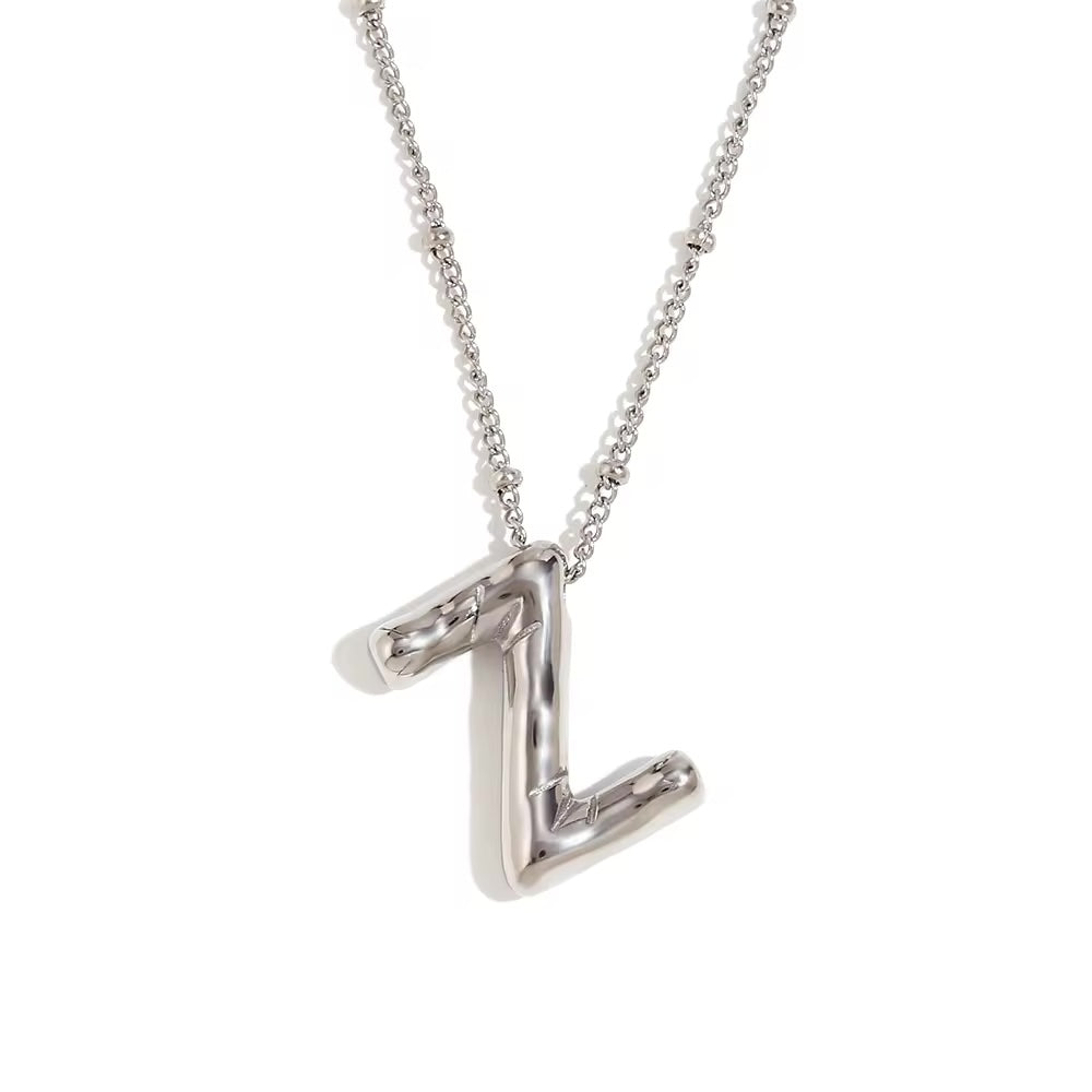 Silver Chunky Letters