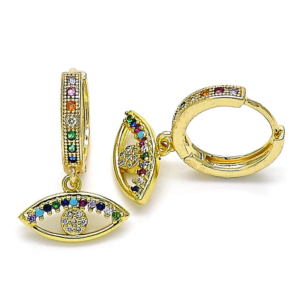 Eyes Hoops Earrings