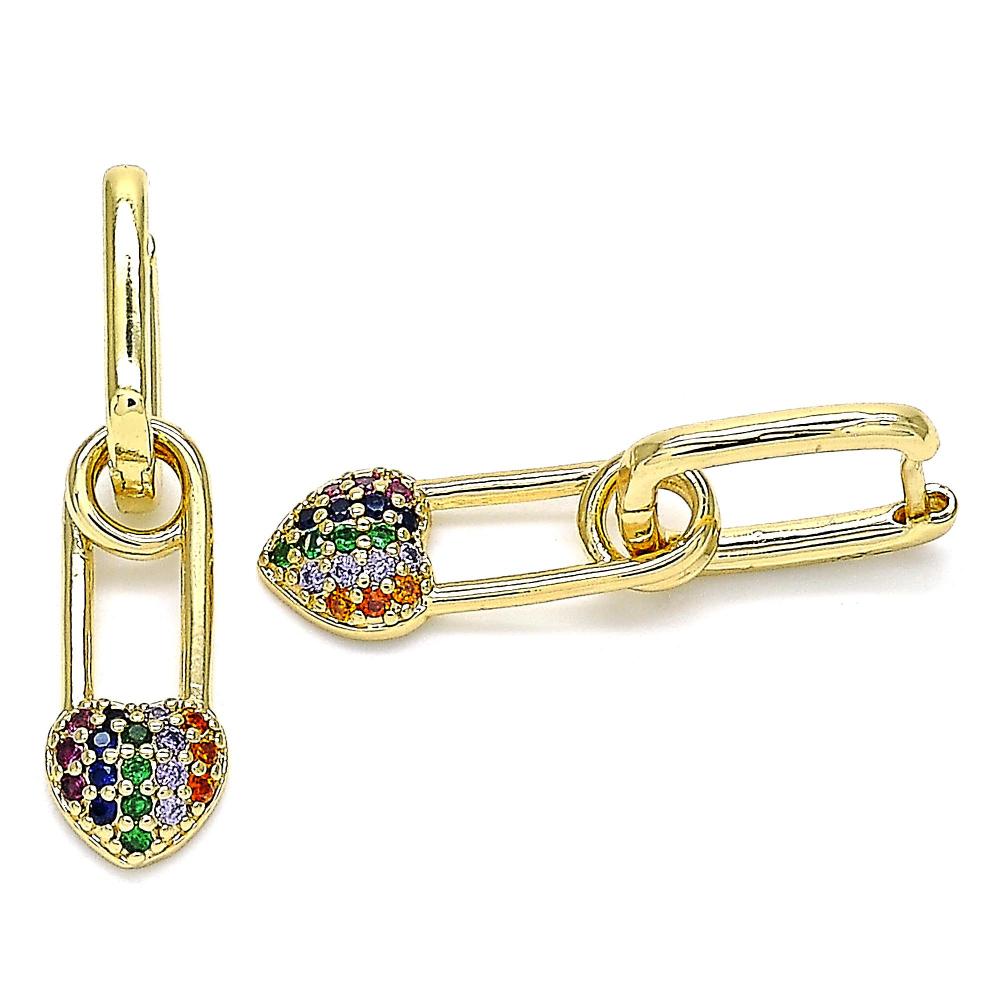 Heart Hoops Earrings