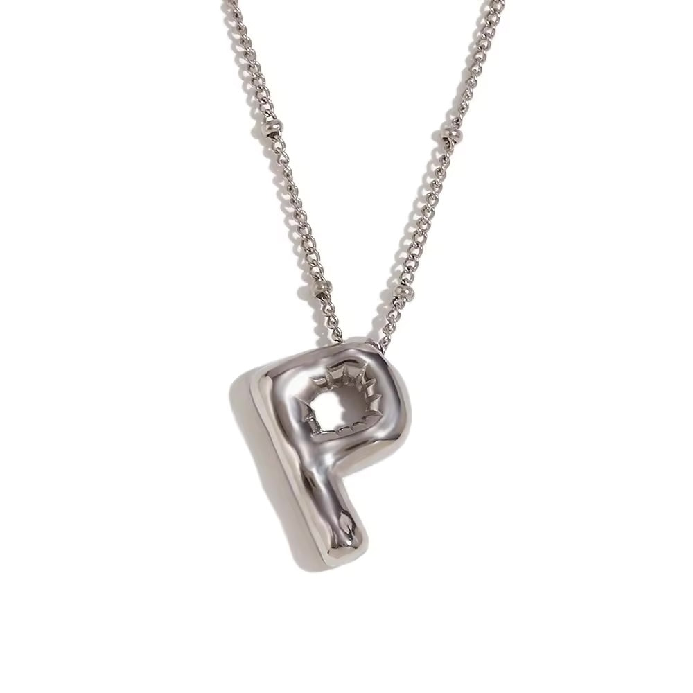 Silver Chunky Letters