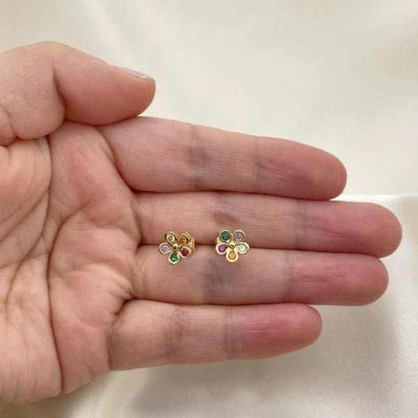 Pendientes de flores