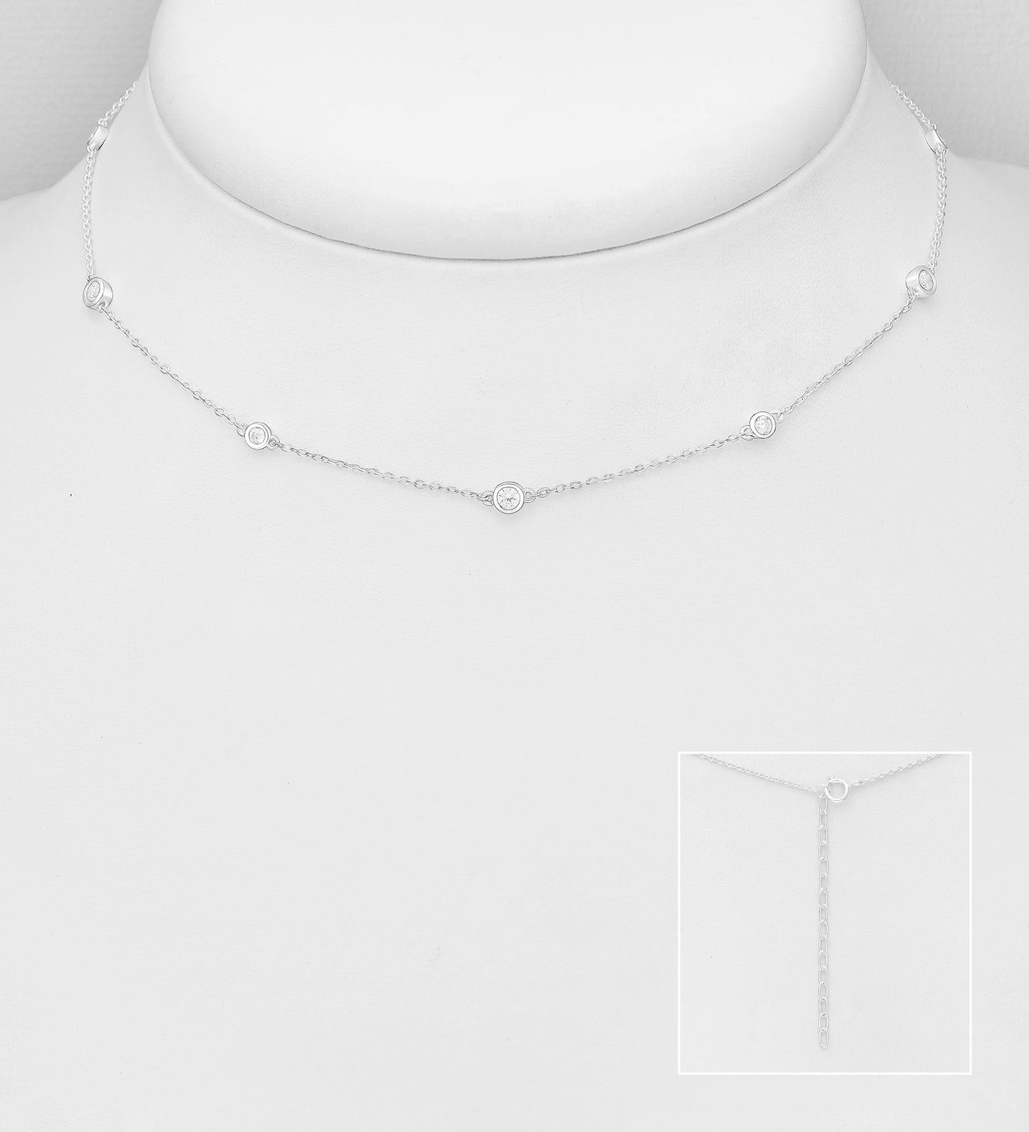 925 Sterling Silver Choker