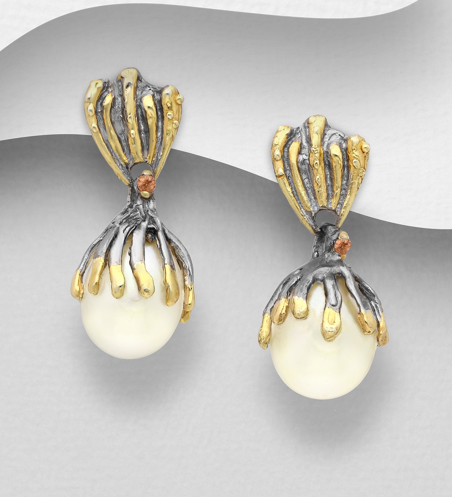 925 Sterling Silver Earrings- Freshwater Pearl