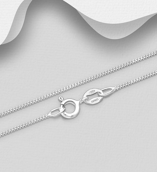 925 Sterling Silver Curb Chain