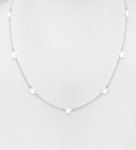 925 Sterling Silver Star Necklace