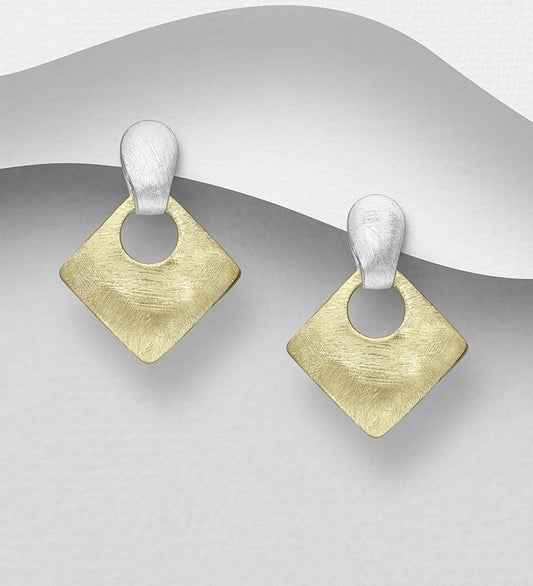 925 Sterling Silver Push-Back Earrings