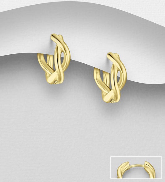 925 Sterling Silver Hoop Earrings