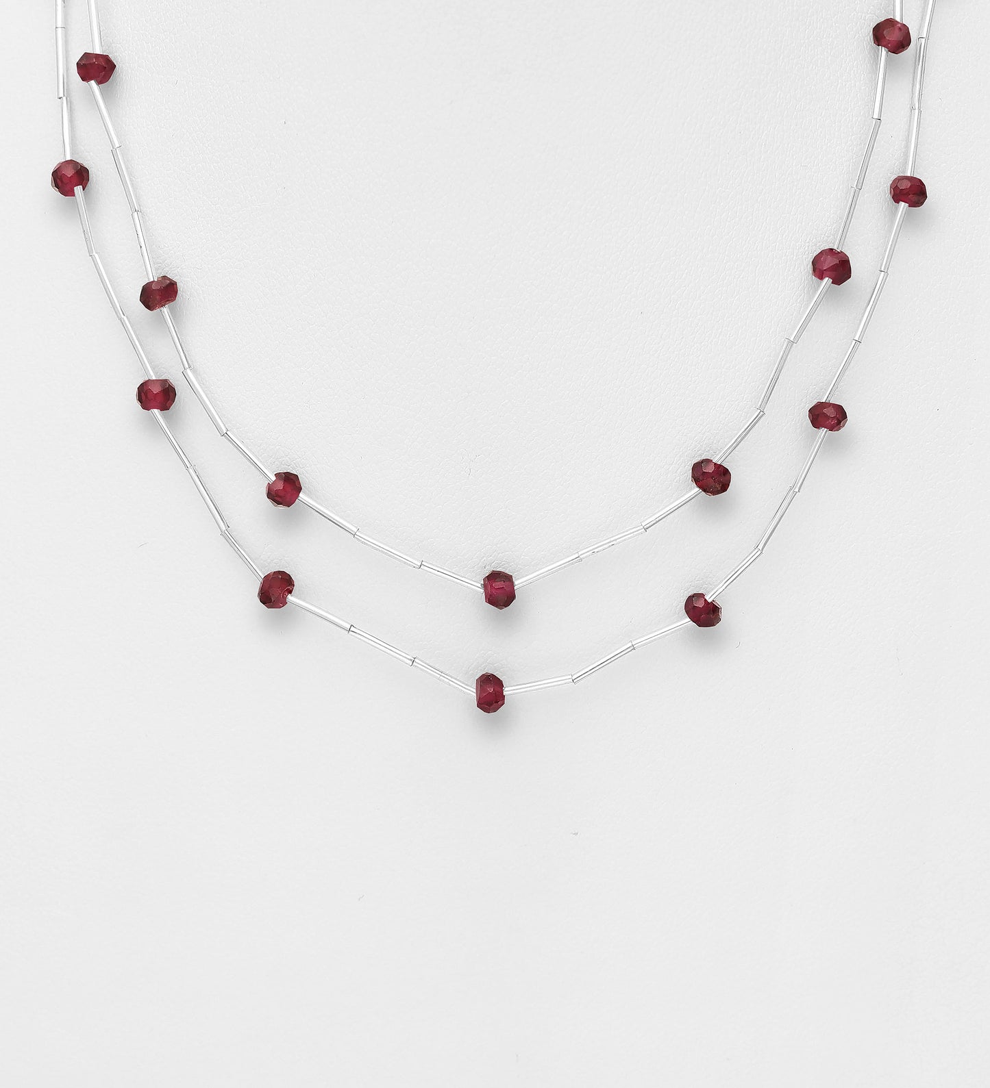 925 Sterling Silver Layered Necklace