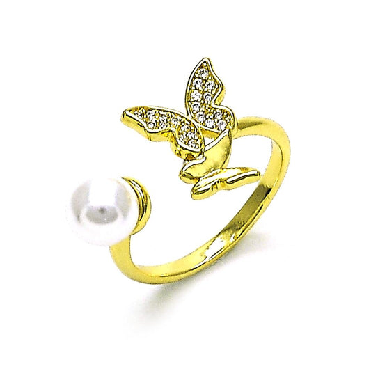 Pearl & Butterfly – ring