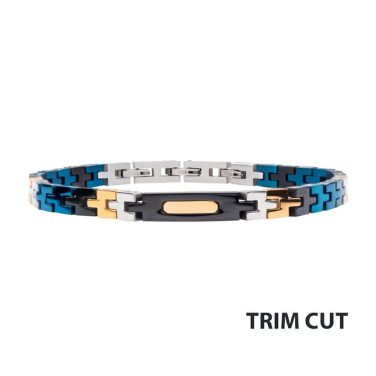 Trim Cut Tricolor Bracelet