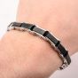 Black IP H-Link Reversible Bracelet