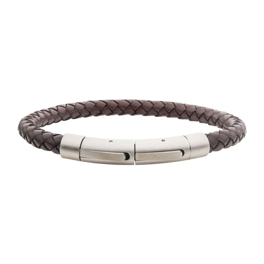 Brown Genuine Full Grain Cowhide Leather Bracelet