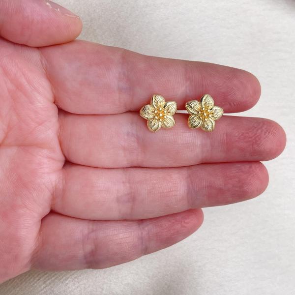 Pendientes de flores