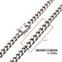 6mm Steel Miami Cuban Chain Necklace