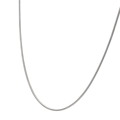 925 Italy Silver Black Rhodium Plated Chain Necklace