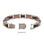 Black & Red IP Dante Link Bracelet